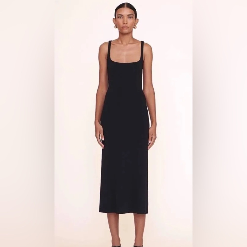 NWT STAUD Paityn Black Dress